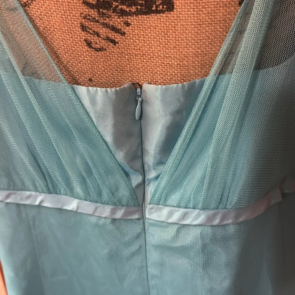 David’s Bridal🩵 teal dress like new - Picture 8 of 12